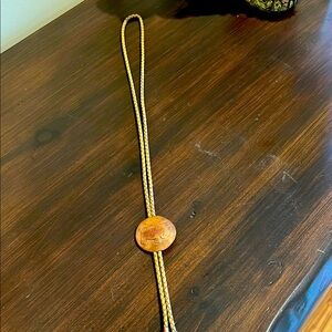 Elegant Gold Bolo Tie Necklace